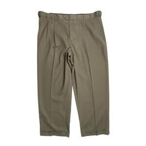 Covington Straight Leg Pleated Men's size 42x30‎ Dark Wash Green Pants